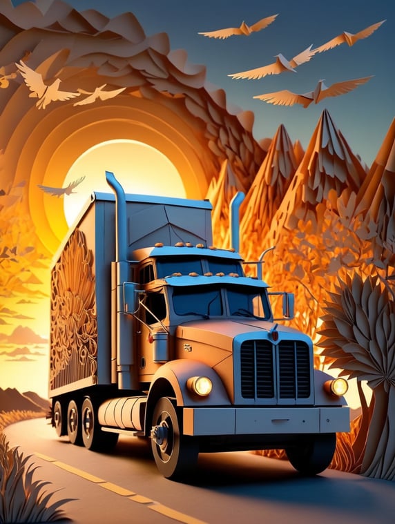 MAC truck, ON AMERICAN REGIONAL ROAD, HELIOVASILEMA; νταλίκα MAC, ΣΕ ΑΜΕΡΙΚΑΝΙΚΟ ΕΠΑΡΧΙΑΚΌ ΔΡΌΜΟ ,ΗΛΙΟΒΑΣΙΛΕΜΑ