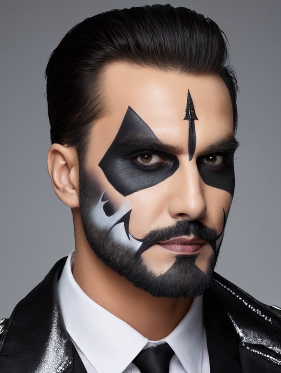 Best makeup for Helloween, idea, man makeup