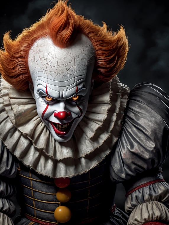 Cartoon Pennywise comics clown