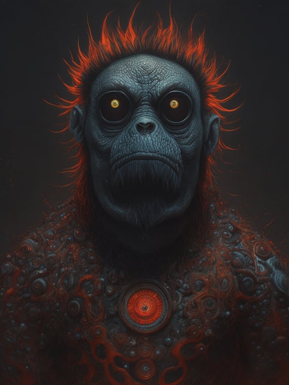 eternal cyclop monster by junji ito , stanley donwood , Beksinski