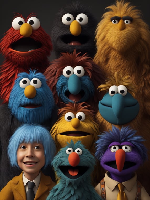 Sesame Street charactes
