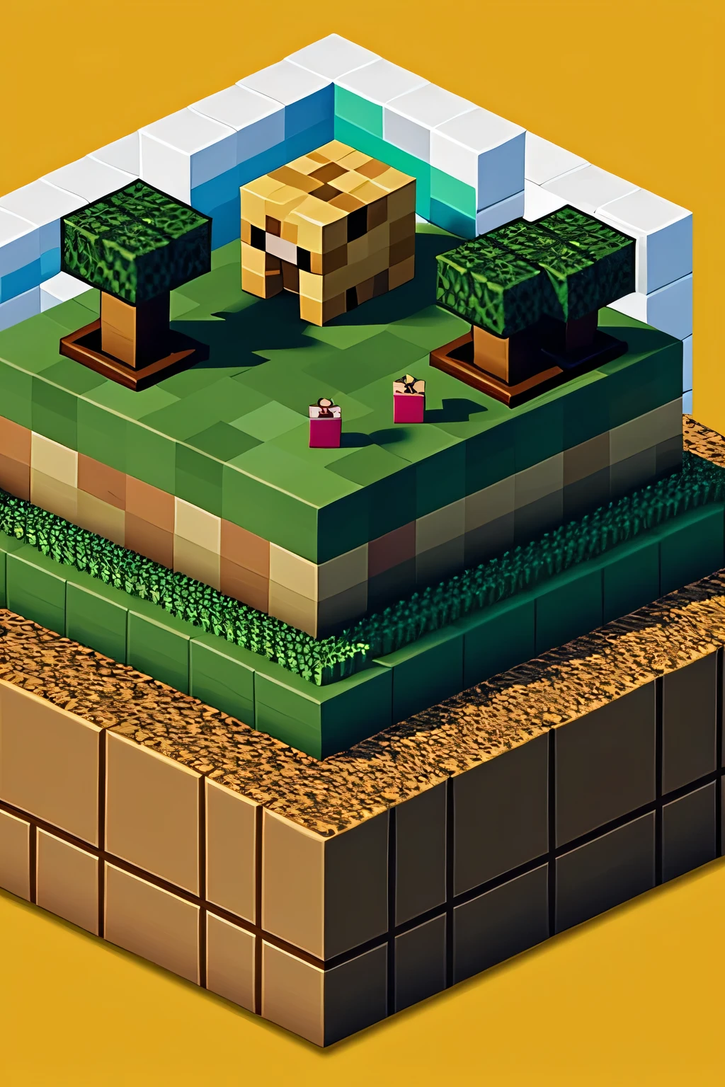 Stable Diffusion Prompt: A close up of a pixel art of a small building