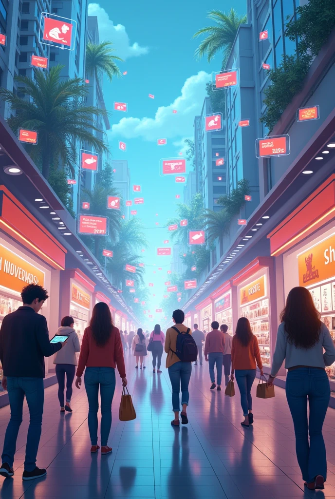 Stable Diffusion Prompt: Online shopping trends: convenience, variety ...