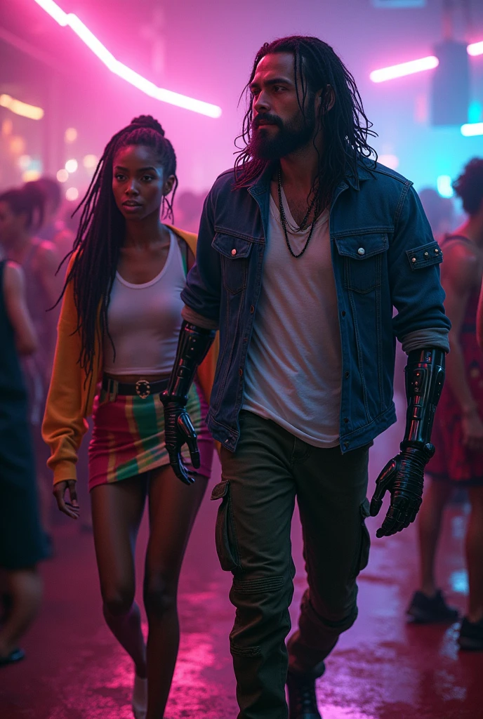Stable Diffusion Prompt: Nightclub in Cyberpunk style. Dance floor ...