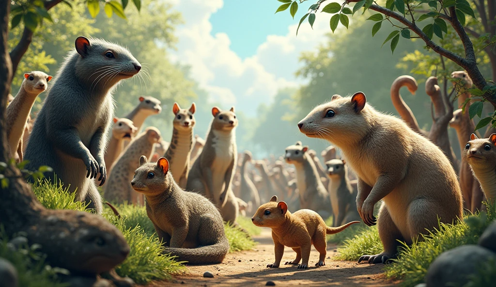 Stable Diffusion Prompt: All kinds of animals, domestic animals, wild ...