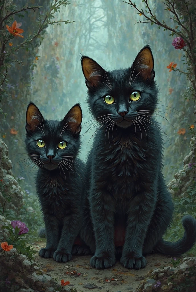 Stable Diffusion Prompt: Cats ín style of Vallejo's paintings