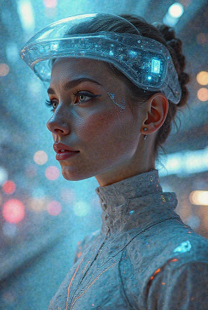 Stable Diffusion Prompt: A hyper-detailed futuristic portrait of a ...