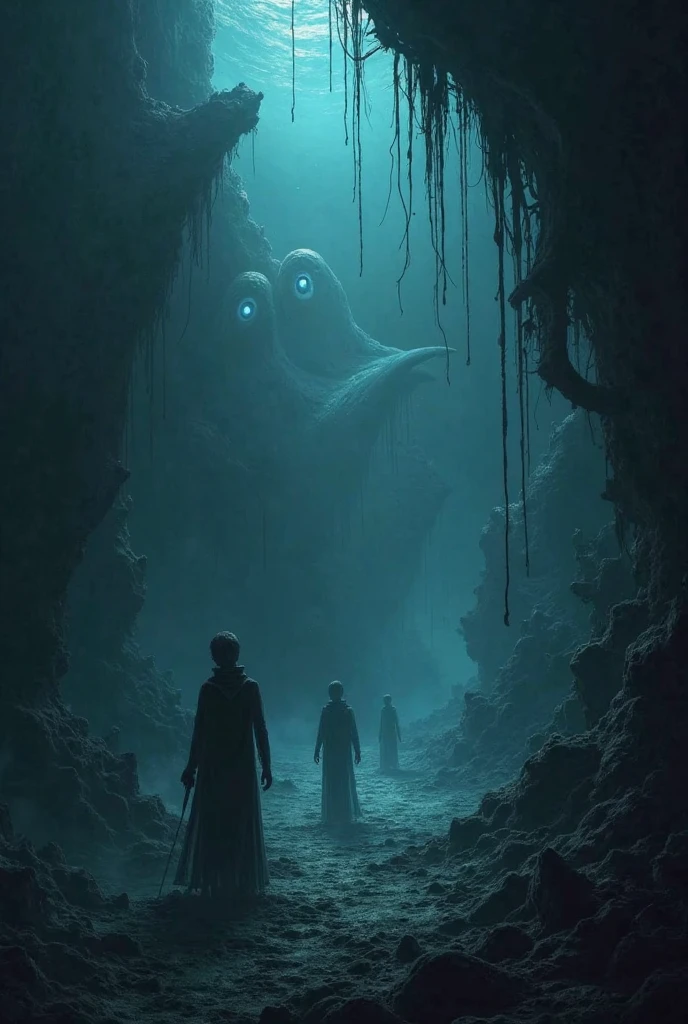 Stable Diffusion Prompt: Discover the mysterious, pitch-dark seabed ...