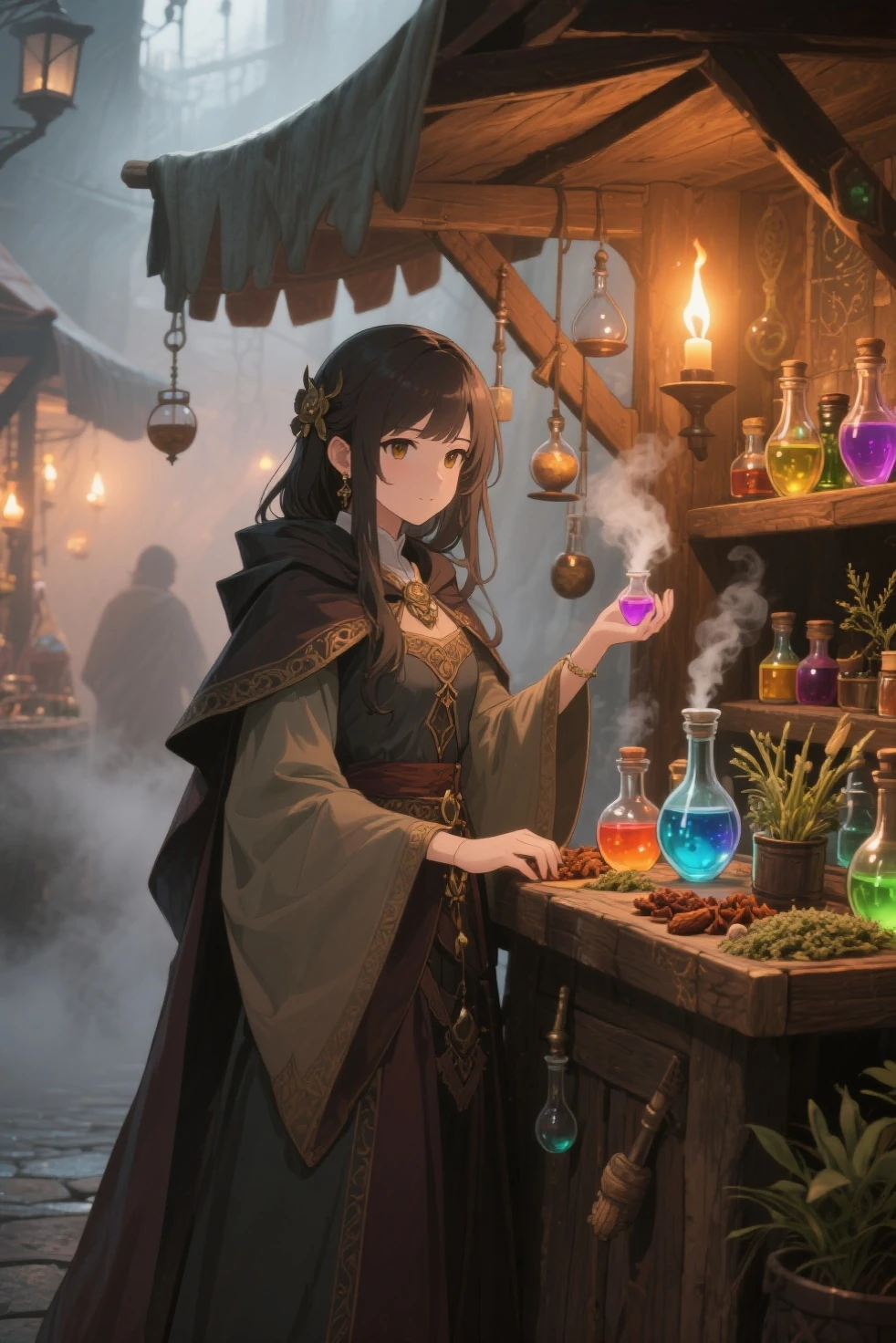 Stable Diffusion Prompt: Masterpiece,anime style,Beautiful girl ...